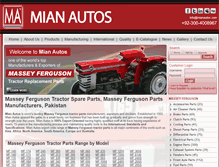 Tablet Screenshot of mianautos.com